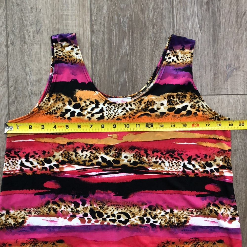 Worn once! - PRETTY WOMAN Patterned Sleeveless Mini Dress - Picture 3 of 5